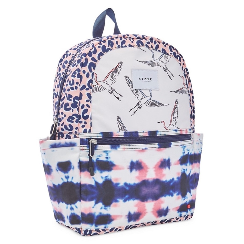 STATE Bags Kane Large Backpack Tie Dye Crane